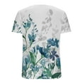 thumbnail image 5 of Patlollav Blouses Womens Summer V-Neck Lace Patchwork Short Sleeve Sexy Tops, 5 of 6