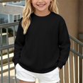 thumbnail image 5 of Weebloom Toddler Boys Crewneck Sweatshirt Fall Winter Pullover Tops Sweatshirts Black, 5 of 9