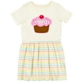 thumbnail image 3 of Inktastic Cupcake Girls Toddler Dress, 3 of 5