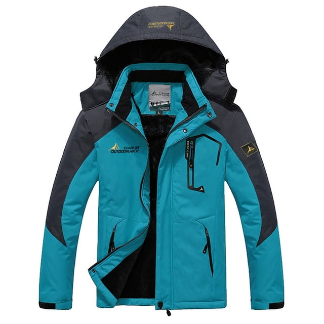 Manteaux pour Hommes Manteau Coupe-Vent Imperméable Chaud à Capuche Imperméable Manteaux de Planche à Neige