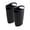 Black, variant on Slim Bathroom Trash Can 2 Gallon Grey Plastic Small Compact Waste Basket for Bedroom, Dorm, Under Office Desk, Narrow Portable RV Dustbin