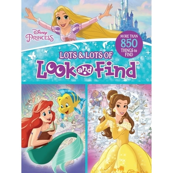 Pre-Owned Disney Princess: Lots & Lots of Look and Find, (Paperback)