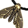 thumbnail image 4 of Collar con colgante de polilla de , regalos góticos accesorios Unsex para fiesta Cráneo Bronce Zulema Collar colgante, 4 of 6