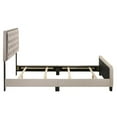thumbnail image 3 of Furniture of America Dexter Beige Button Tufted Full Upholstered Wood Bed, 3 of 8
