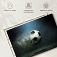 thumbnail image 6 of Elephant Stock Fast Trail Soccer Ball Wall Art - Horizontal Canvas Wall Art - Living Room Wall Decor - Sports Canvas - Black And White Decor - 12" x 8", 6 of 8