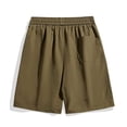 thumbnail image 4 of LiuXxxx 2025 Men's Summer Large Pocket Stretch Elastic Casual Loose Five Piece Shorts Coffee M, 4 of 4