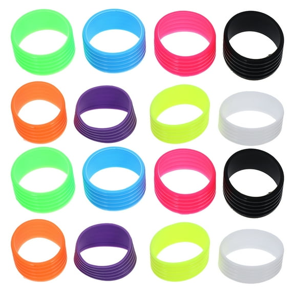 16 Pcs Racket Anti-slip Ring Tennis Badminton Grip Pickleball Grip Convenient Overgrip Protector