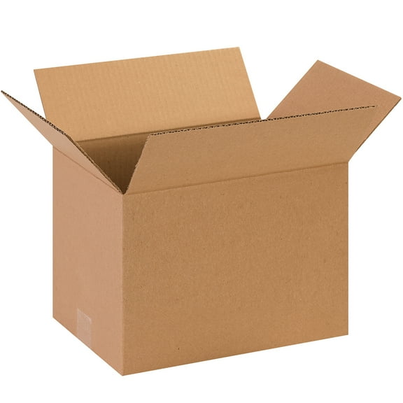 The Packaging Wholesalers Corrugated Boxes 13" x 9" x 9" Kraft 25/Bundle BS130909
