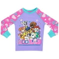 thumbnail image 2 of PAW Patrol Girls Long Sleeve Pajamas, Sizes 2T-8, 2 of 5