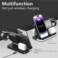 thumbnail image 6 of Phone Watch Wireless Charger with LED Light Clock Alarm For iPhone 16/15/14/13/12 Apple Watch 2-10 SE  Airpods Pro Fast Charging, 6 of 10
