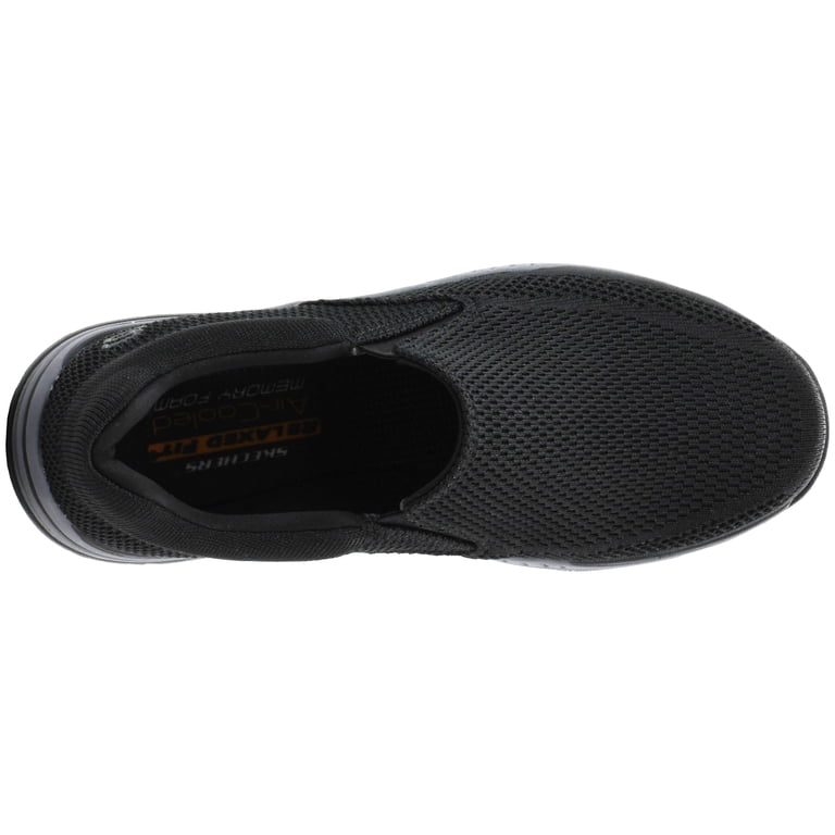 Skechers Black Slip-On Mesh Casual Loafer Skechers Arch Comfort Flex Men main image 3