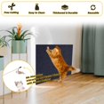 thumbnail image 4 of Alfombrilla autoadhesiva de 78 x 15.7 pulgadas, para rascar para gatos, protector de muebles de escalada, resistente a las garras, almohadillas para orejas para rascar para sofá, pared y gato, 4 of 7