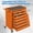 Orange, variant on Tool Box,  7-Drawer Steel Rolling Tool Chest on Wheels for Workshop Garage, Black