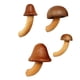 thumbnail image 1 of 4Pcs Wooden Mushroom Refrigerator Magnet Home Kitchen Refrigerator Magnet 3D Solid Wood Magnet Crafts Ornament, 1 of 5