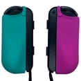 thumbnail image 4 of JenDore Teal & Fucshia Pink Silicone Nintendo Switch Joy-con Protective Shell Covers, 4 of 4