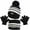 Black, variant on Kids Winter Beanie Hat Mittens Scarf Set Warm Fleece Toddler Knitted Hat & Gloves & Scarf for Boys, Girls