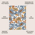 thumbnail image 6 of JONATHAN Y AMALFI COAST 3 x 5 Area Rug, Julien Paisley - Orange/Blue, AMC102B-3, 6 of 10