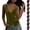 Olive Green, variant on Dress Velvet Vest for Women Slimming V Neck Waistcoat Soft Button Front Vest for Casual Office Vest