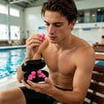 thumbnail image 4 of 10 Pcs Bouchons d'Oreilles en Silicone pour la Natation, Bouchons d'Oreilles en Silicone Yrmaups pour la Natation, Protection Auditive Imperméable pour Dormir, Bouchons d'Oreilles Réutilisables à Réduction de Bruit 40 dB pour la Douche, le Surf, les Voyages,, 4 of 6