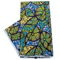 thumbnail image 2 of African Fabric 100% Cotton Ankara Wax Print Fabric soft 6 Yards Cloth for Party Dress, 2 of 5