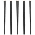 thumbnail image 1 of 5 pares de palillos chinos reutilizables de fibra de vidrio, palillos chinos para alimentos, vajilla de Metal para el hogar, 1 of 6