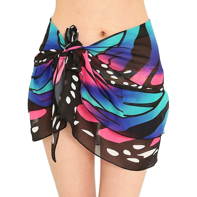 Sortie de Plage en Mousseline pour Femmes, Paréo, Maillot de Bain, Short