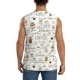 thumbnail image 4 of Easygdp Coffee Men's Breathable Tank Tops Sleeveless Sporty T Shirts for Basketball, Mountaineering, Bodybuilding -Large, 4 of 8