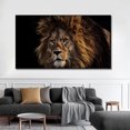 thumbnail image 3 of Pósteres de animales de leopardo y león de gran tamaño, elefante africano, tigre, cuadro de pared, pintura en lienzo de una pieza, decoración del hogar sin marco, 3 of 5