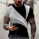 thumbnail image 2 of Men'S T-Shirt Short Sleeve Printed Summer Round Neck Top Trend Casual Sweatshirt 3XL, 2 of 5