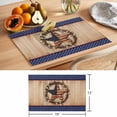 thumbnail image 6 of Independence Day Placemats Set of 12, Vintage Stars Stripes Non-Slip Place Mats Washable Table Mats for Kitchen Dining Table Decorations Indoor/Outdoor, 6 of 9