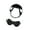 Black, variant on Adjustable Pet Bike Helmets Goggles Set With Cotton Lining, Windproof Eyewear for Cats Dogs Outdoor Riding