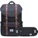 thumbnail image 1 of KAUKKO Mochila para computadora portátil para exteriores, mochila de viaje para computadora portátil de 15.6 pulgadas (5-7 / Negro [2PC]) Kaukko EP5-7-Black[2PC], 1 of 5