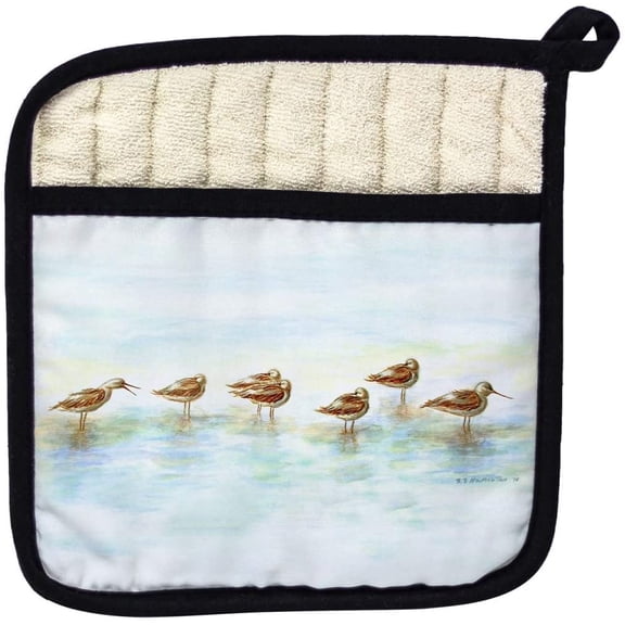 Betsy Drake PT024 Avocets Pot Holder