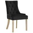 thumbnail image 3 of Modway Pose Performance Velvet Dining Chair in Navy, 3 of 6