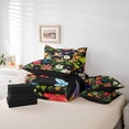 thumbnail image 6 of Castle Fairy Cartoon Butterflies Bird Bedding Comforter Set,Flowers Queen Bedding Sets, 6 of 8