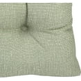 thumbnail image 4 of Klear Vu Gripper Overstuffed Universal Non-Slip Dining Chair Cushions for Kitchen Decor or Office Use, U-Shaped Skid-Proof Seat Pad, 15x15 Inches, 4 Count, Slub Celadon Green, 4 of 5