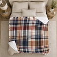 thumbnail image 5 of Classic Tartan Plaid Autumn Hearth, Festive autumn celebration Scene, Warm Flannel Blanket for Living Room and Reading Nook, Art Lovers autumn celebration Gift, Festive Home Decor, 5 of 9