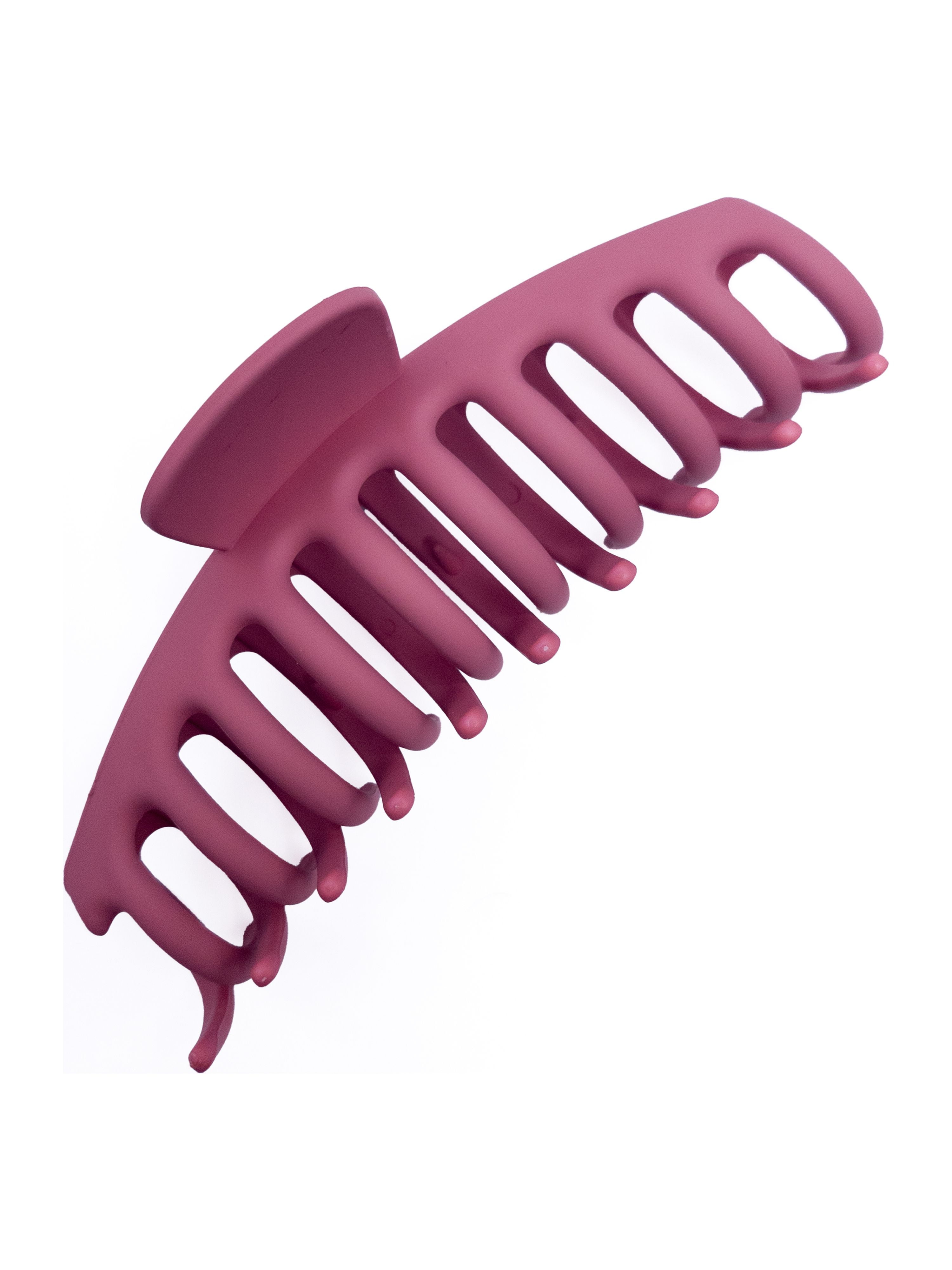 Time and Tru Women's Hair Claw Clip 2-Pack, Pink