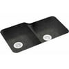 Swan US-3015-010 33" x 21.25" Swanstone Double-Basin Undermount Kitchen Sink, Available in Various Colors