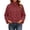 Burgundy, variant on SAWOBUUN Womens Polka Dot Cropped Jacket Stand Collar Button Down Drawstring Hem Lightweight Windbreaker Outerwear Coat with Pockets