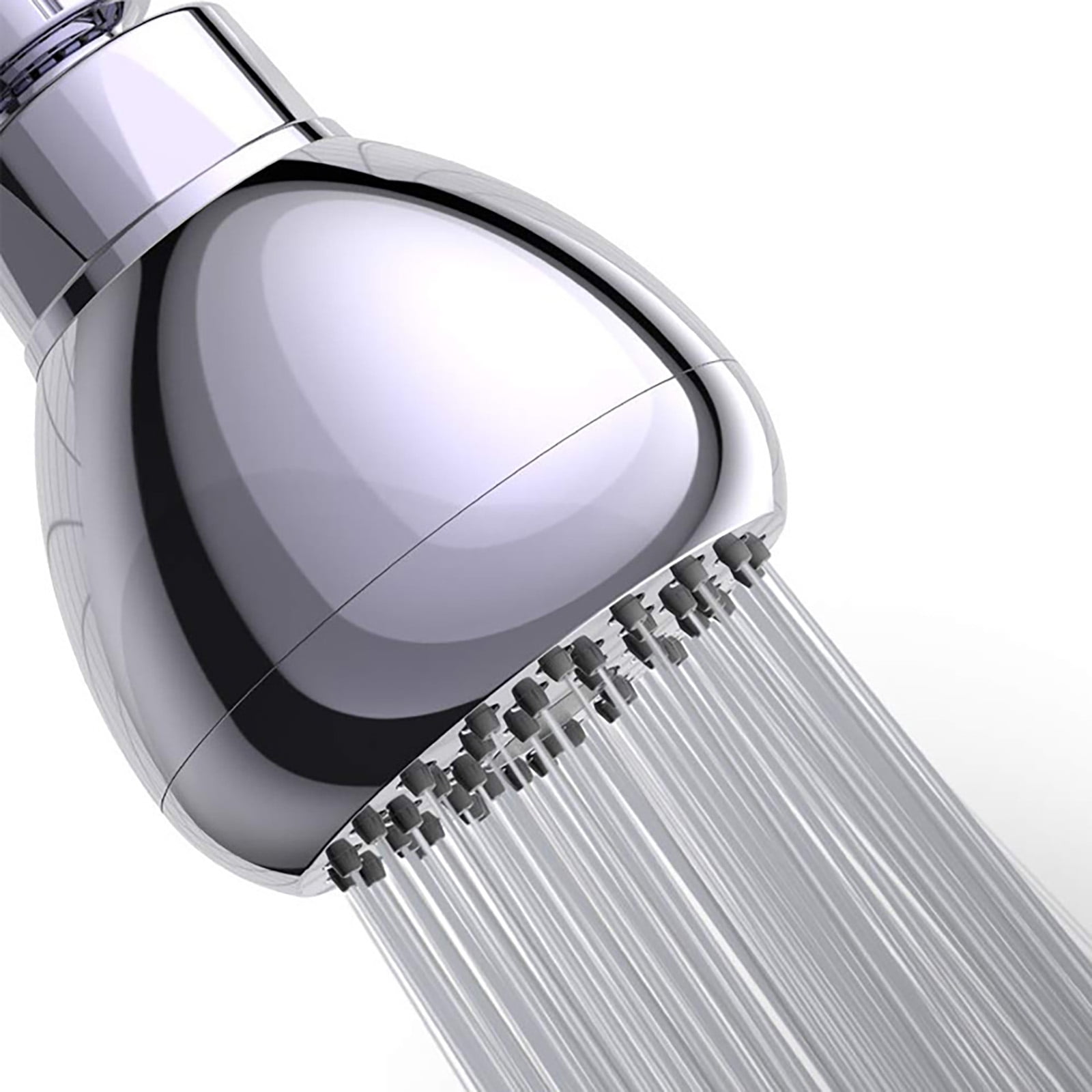 Oenbopo High Pressure Shower Head, 3 inch Wall Mount Bathroom Anti-Leak Fixed Showerhead with Adjustable Swivel Joint for Low Flow Showers
