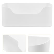 Niceauty 2Pcs Wall Mounted Organizer for Kitchen and Bathroom White Storage Basket