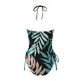 thumbnail image 3 of WILLBEST Traje de Baño Corto para Mujer, Traje de Baño de Dos Piezas con Estampado Floral Tropical, conjunto de Traje de Baño Tankini 2, 3 of 4