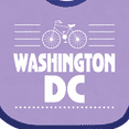 thumbnail image 4 of Inktastic Washington DC Biking Boys or Girls Baby Bib, 4 of 4