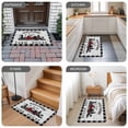 thumbnail image 5 of Farmhouse Cabin Door Mat Indoor Outdoor, Country Vintage House Wood Grain Pliad Non Slip Welcome Mat with Rubber Backing, Absorbent Fabric Front Door Mats Entryway Rug for Home Patio Entrance 24"x36", 5 of 8
