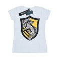thumbnail image 1 of Harry Potter Womens Hufflepuff Crest Flat Cotton T-Shirt, 1 of 5