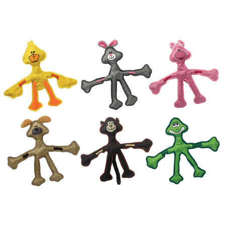 UPC: 0784369433159 | Multipet Nylon/Plush Assorted Squeaky Dog Toy