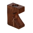 thumbnail image 3 of Rustic Teak Wood Railroad Tie Candle Holder | Distressed Aged Wooden Candle Stand | Rustic Ranch Style Decor | Unique One-Of-A-Kind Gift, 3 of 6