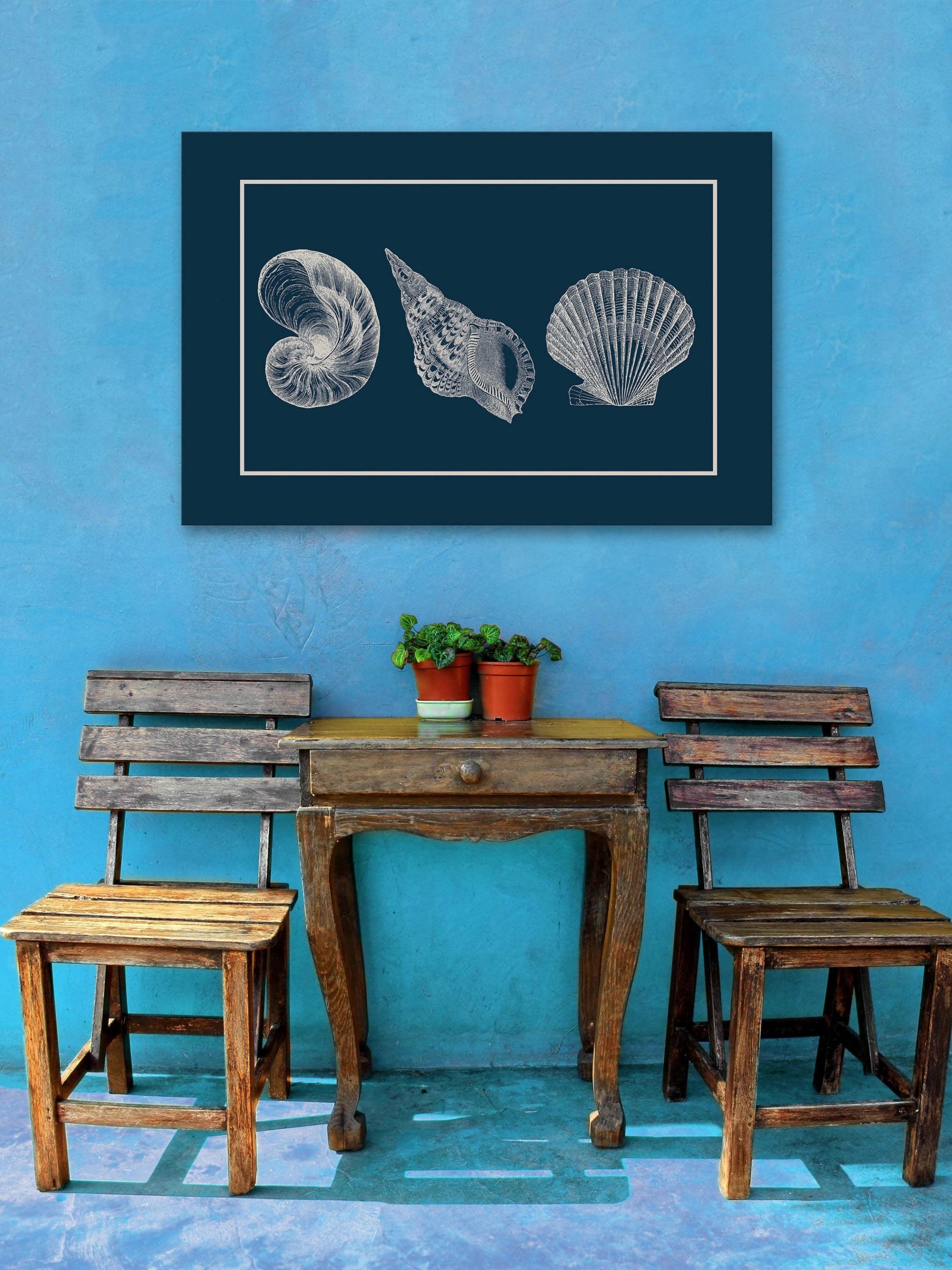 "Shells" Painting Print on Wrapped Canvas