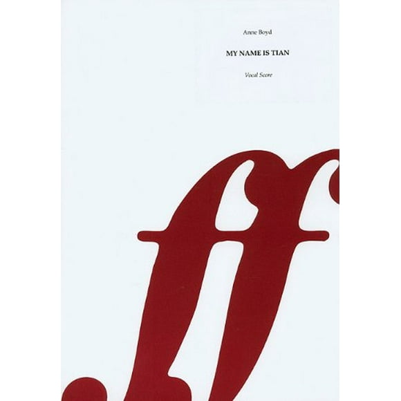 My Name Is Tian: Voice, Part (Faber Edition)
